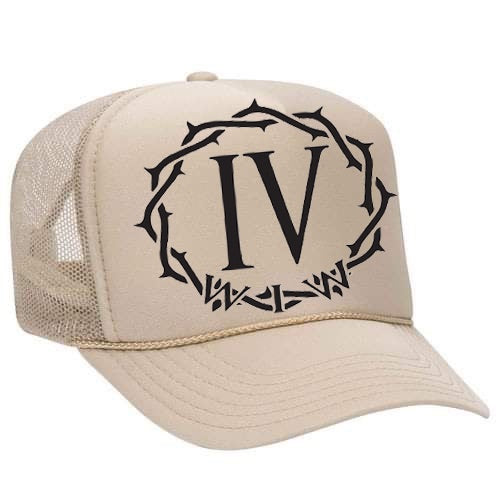 IVWHAT “ CROWN “ TAN TRUCKER
