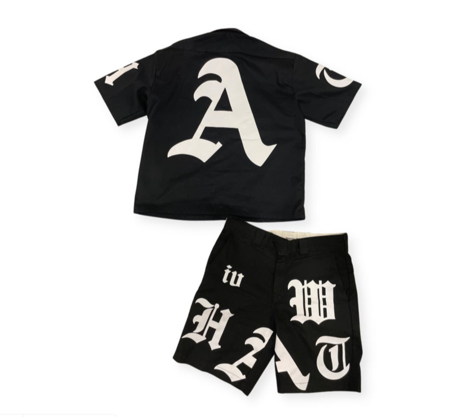 IVWHAT “ OLD ENGLISH “ SHORT WORK SET