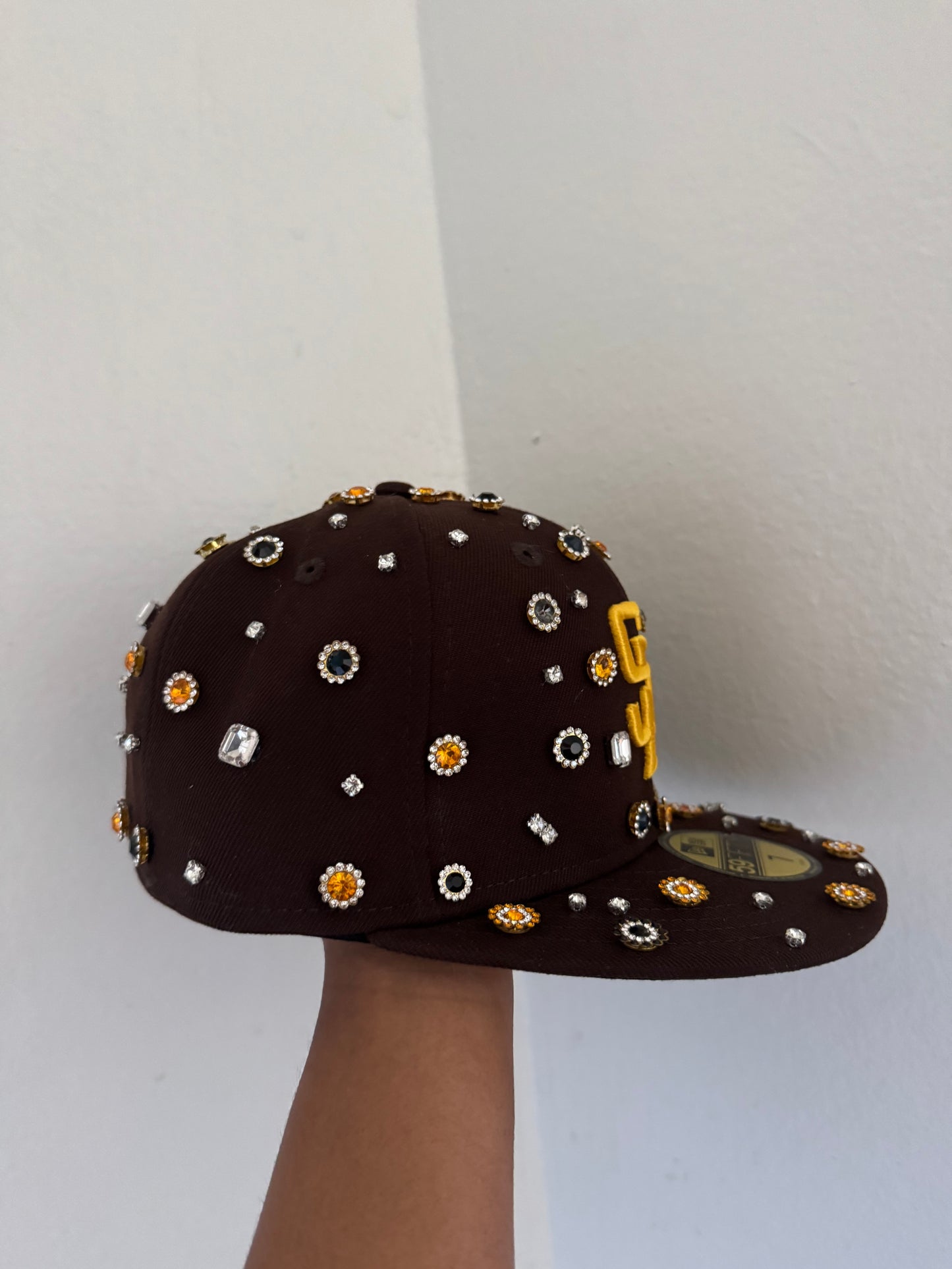 TMFS ‘’ Studded Crown’’ Padres fitted hats