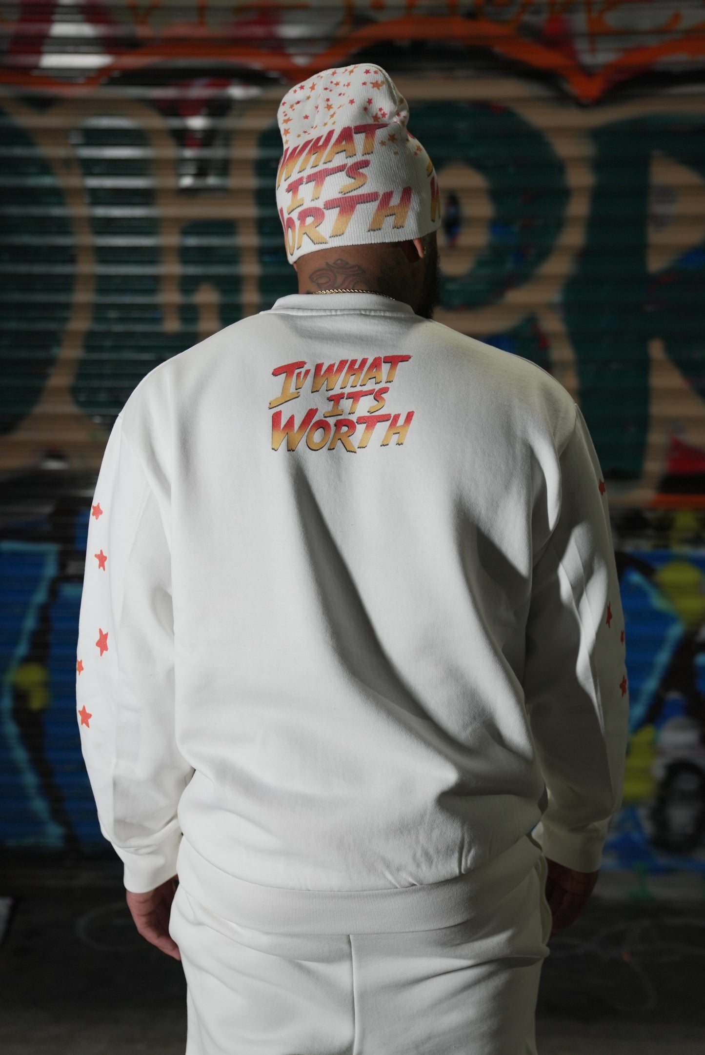 IVWHAT 🥊 “ STREET FIGHTER “ 🥊 CREWNECK (WHITE)