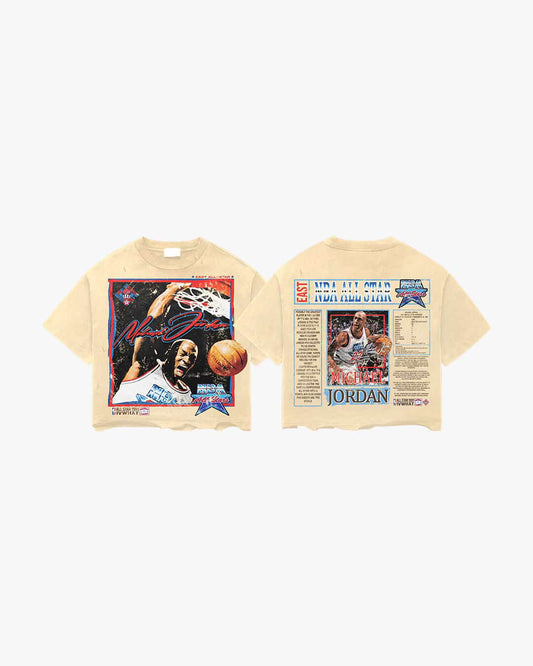 IVWHAT “ ALL STAR “ OFF WHITE T SHIRT
