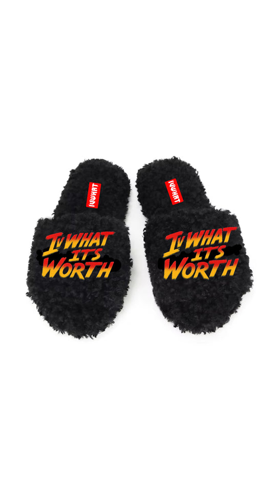 IVWHAT 🥊 “ STREET FIGHTER “ 🥊 SLIDES (BLACK)