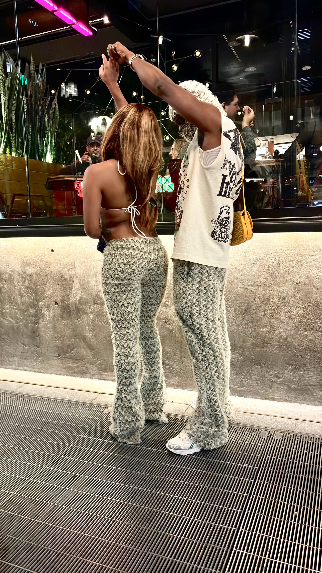 IVWHAT “ 2 WAVY “ WOMENS STACKED FLARE PANTS