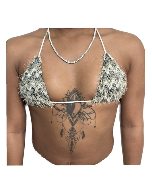 IVWHAT “ 2 WAVY “ BRA TOP