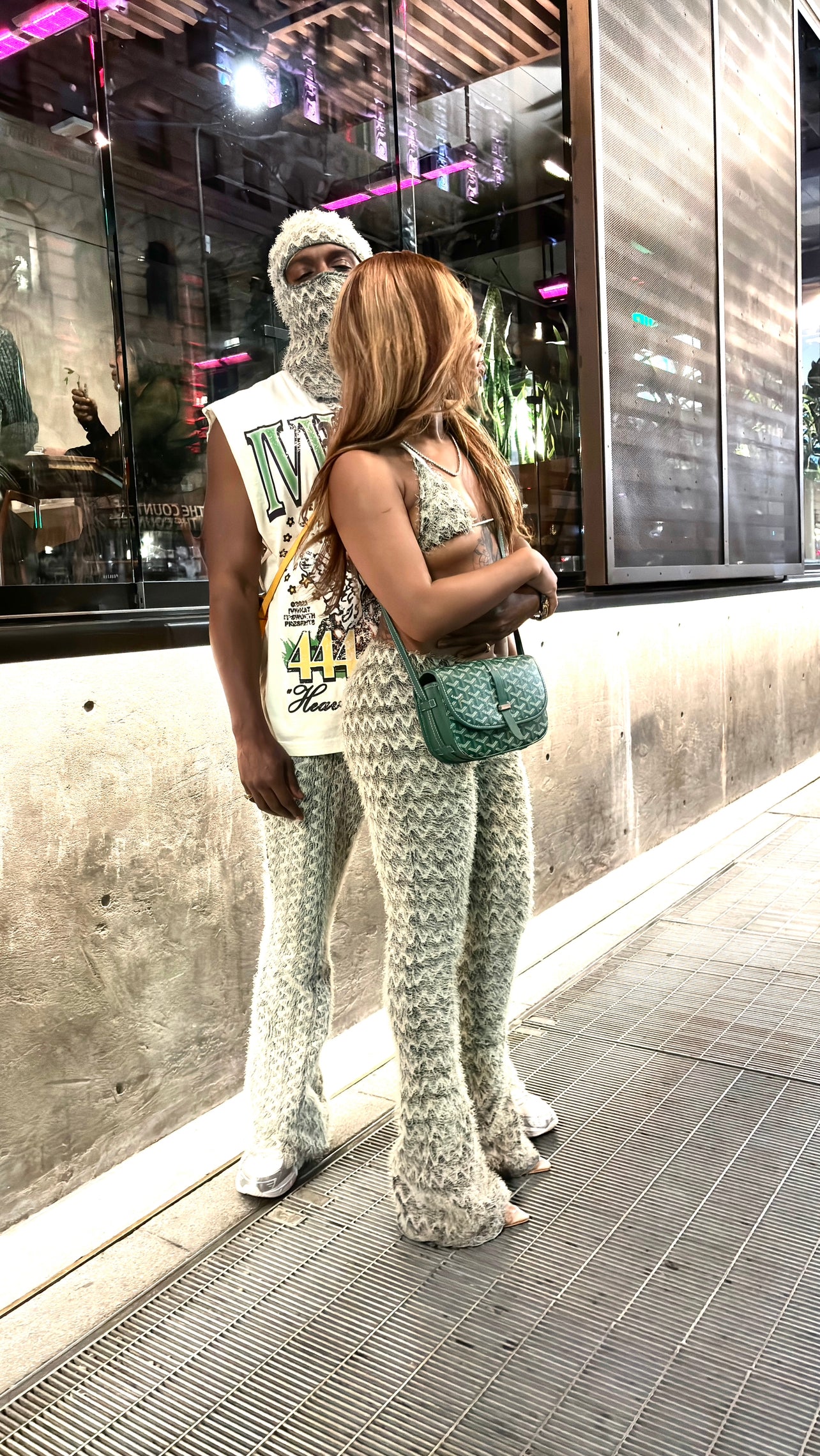 IVWHAT “ 2 WAVY “ WOMENS STACKED FLARE PANTS