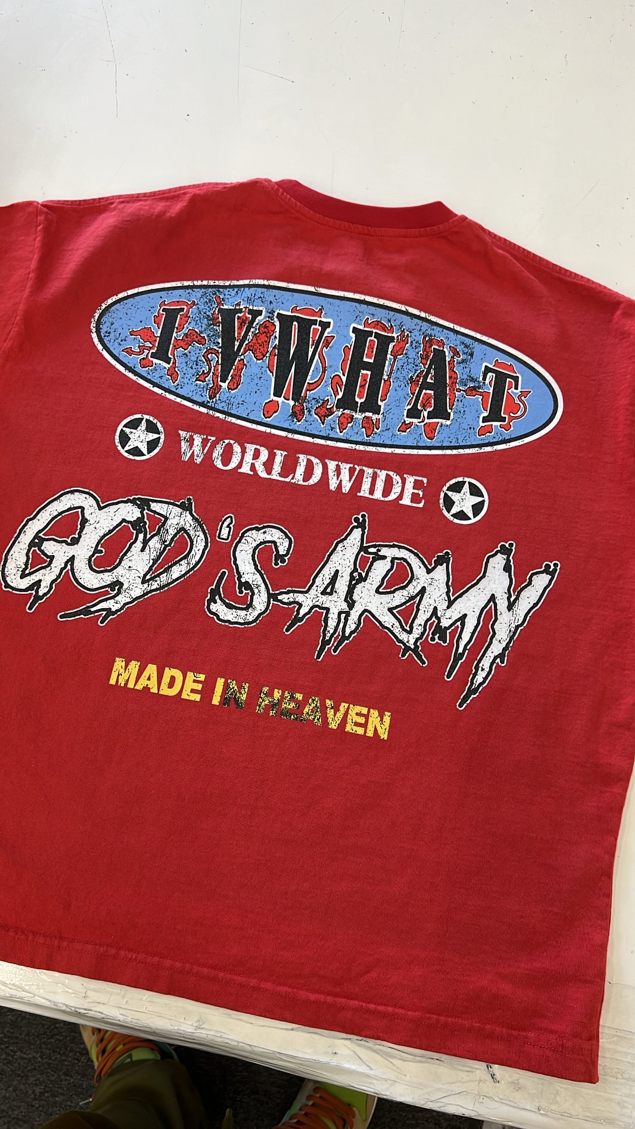 IVWHAT “ GODS ARMY “ T SHIRT