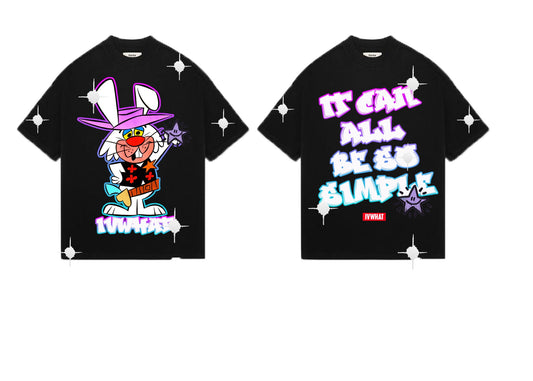 IVWHAT “ HOOP & HOLLER “ T - SHIRT