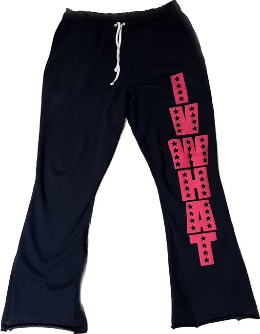 IVWHAT “ BUZZER BEATERS “ FLARE SWEATPANTS