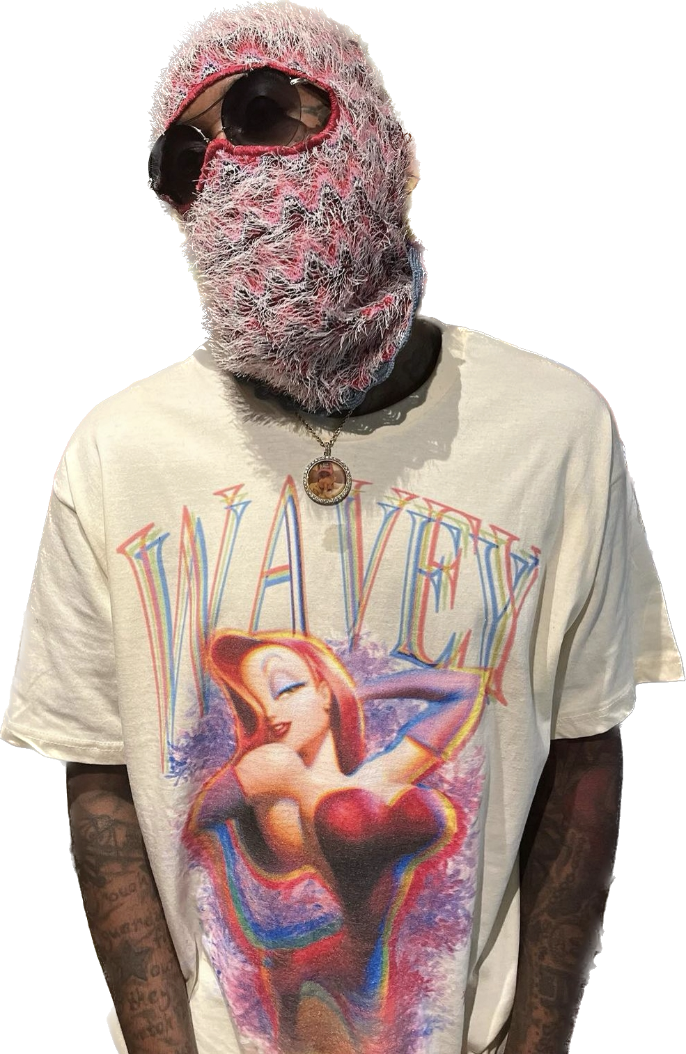 IVWHAT “ WAVY “ REVERSIBLE MASK