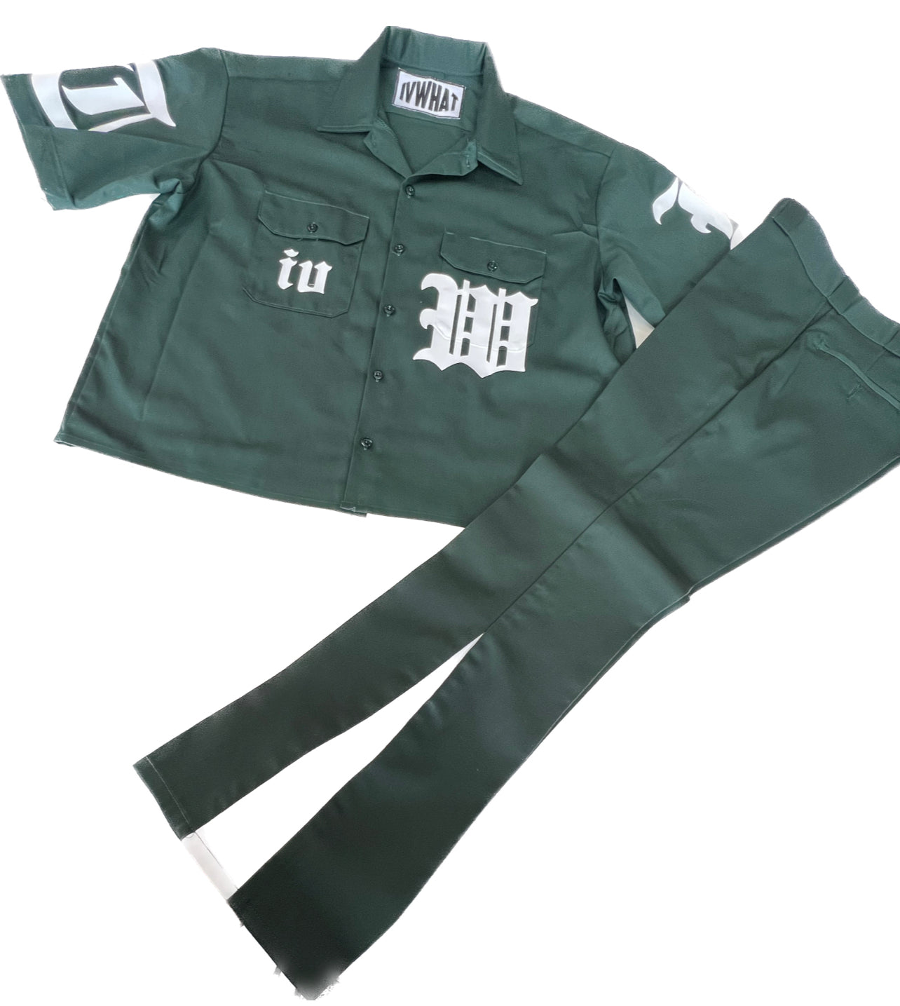 IVWHAT “ MONEY GREEN “ WORK SET