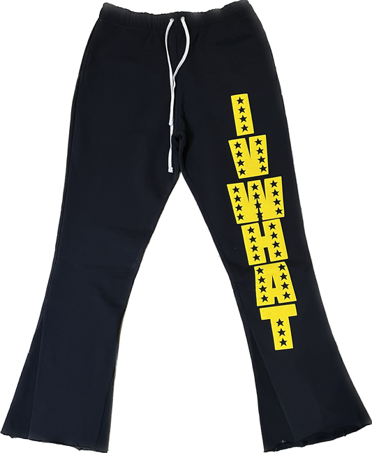 IVWHAT “ THUNDER “ FLARE SWEATPANTS
